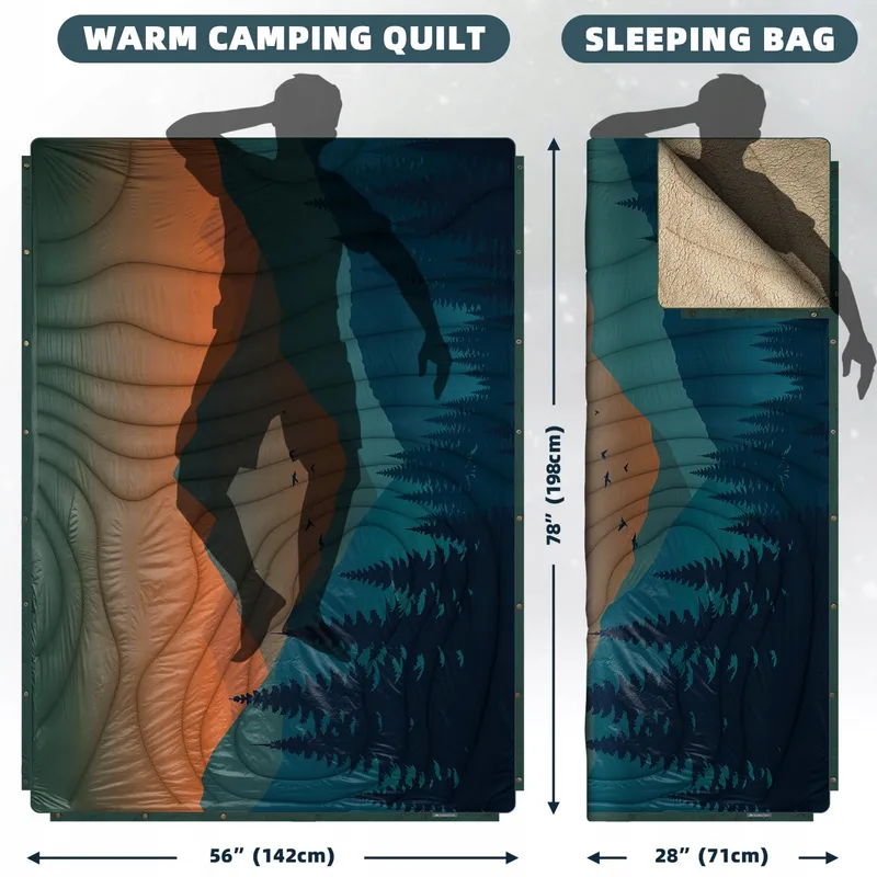 KAWAGEBO Campingdeken Outdoor Licht Waterafstotend Wandelen Reizen — foto 4