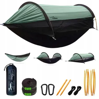TRAVEL BIRD Hangmattent Klamboe UV-Bescherming 290x140cm — miniatuur 1