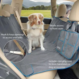 KURGO Heather Achterbankmat Hond Waterdicht Grijs 140x142cm — miniatuur 2