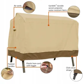 CLASSIC ACCESSORIES Hoes voor 2-Zits Schommel Terras — miniatuur 5