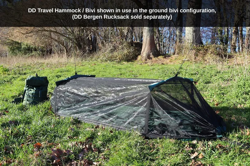DD TRAVEL Reishangmat Waterdicht Met Klamboe Dubbellaags Olijfgroen — foto 5