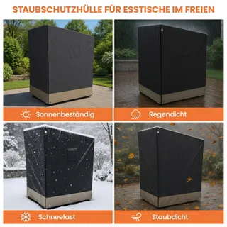 Hangstoelhoes Waterdicht UV-Bestendig 128x105x140cm — miniatuur 6