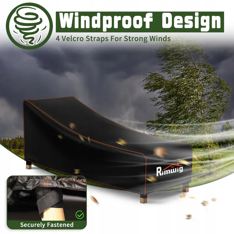 RIMWIG Waterdichte Hoes Tuinligstoel 200x75x40/70cm — foto 3
