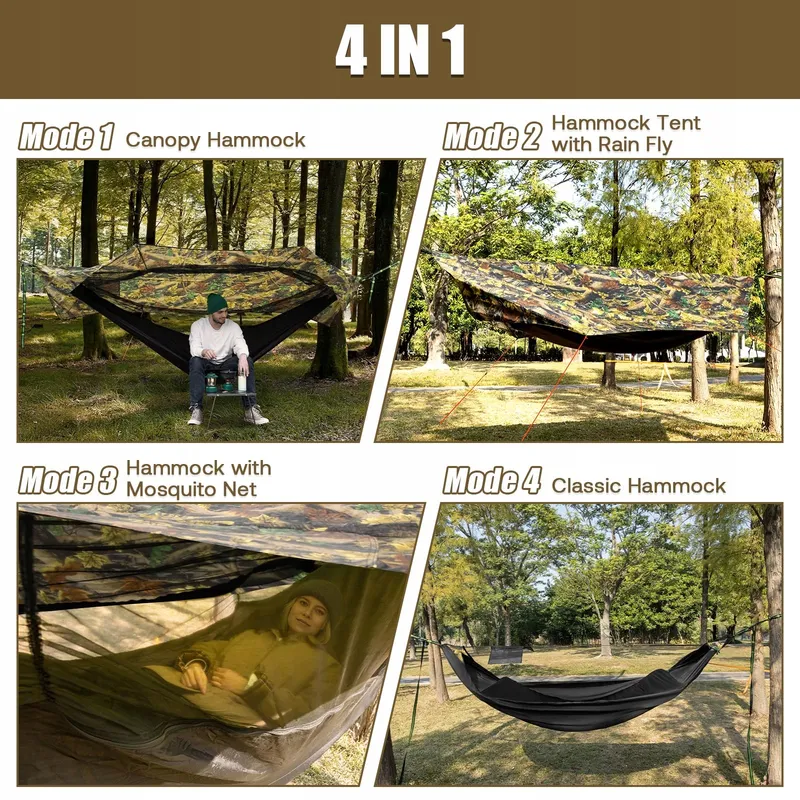 NIGHT CAT Hangmattent 1 Persoon Licht Draagbaar Klamboe Tarp — foto 2