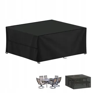 LAMUNI Hoes Tuinmeubelen Waterdicht 420D Oxford 220x180x80cm — miniatuur 1