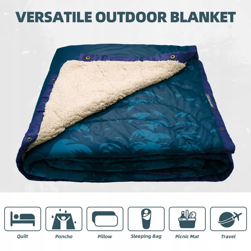 KAWAGEBO Campingdeken Licht Waterdicht Reizen 200x145cm — foto 3