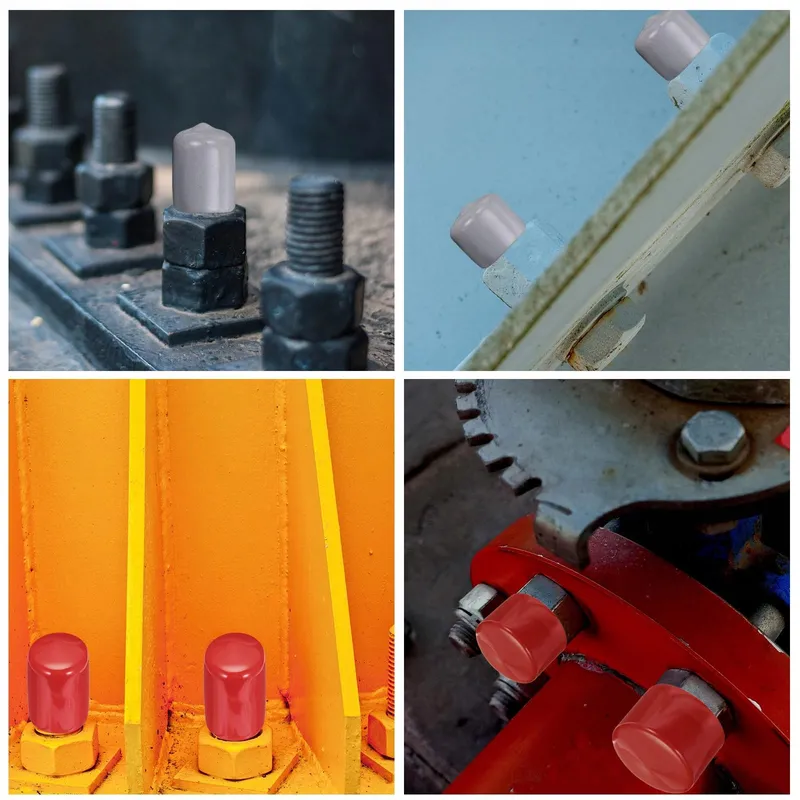QUARKZMAN Rubberen Doppen 80mm Beschermkap Meubels 2 Stuks Wit — foto 5