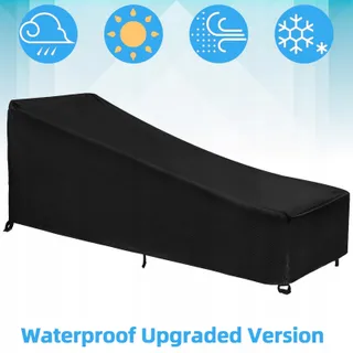 GARPROVM Hoes Ligstoel Weerbestendig 200x75x40/70cm — miniatuur 5