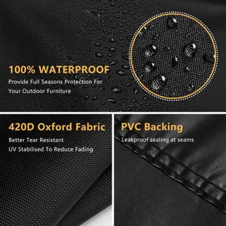 KOVSHUIWE Hoes Hangstoel Waterdicht Windbestendig 120x190cm — miniatuur 6