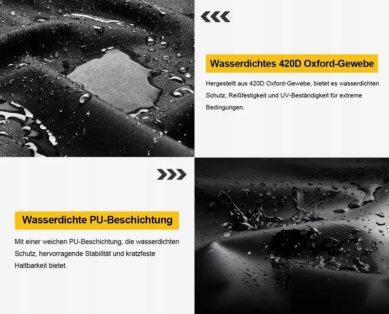 DOKON Beschermhoes Hangstoel Waterdicht Rits Koord 190x115cm — foto 4