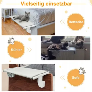 GUUSII HOME Kattenhangmat Radiator Raam 56x34,5cm — miniatuur 4