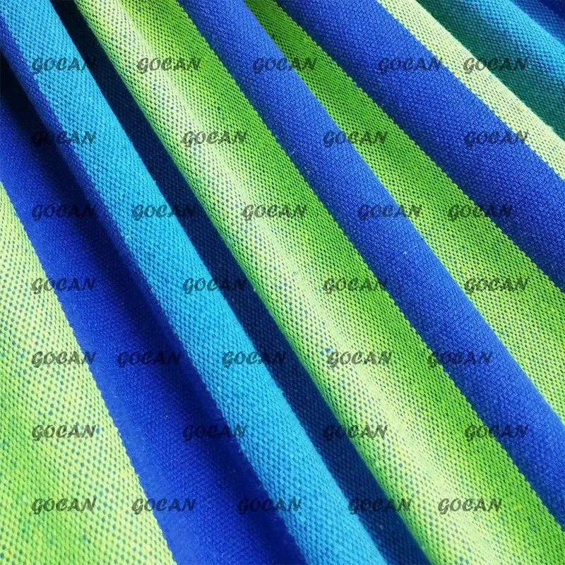 GOCAN Hangmat 2 Personen 220x160cm 300kg Katoen Tuin Binnen Blauw — foto 3