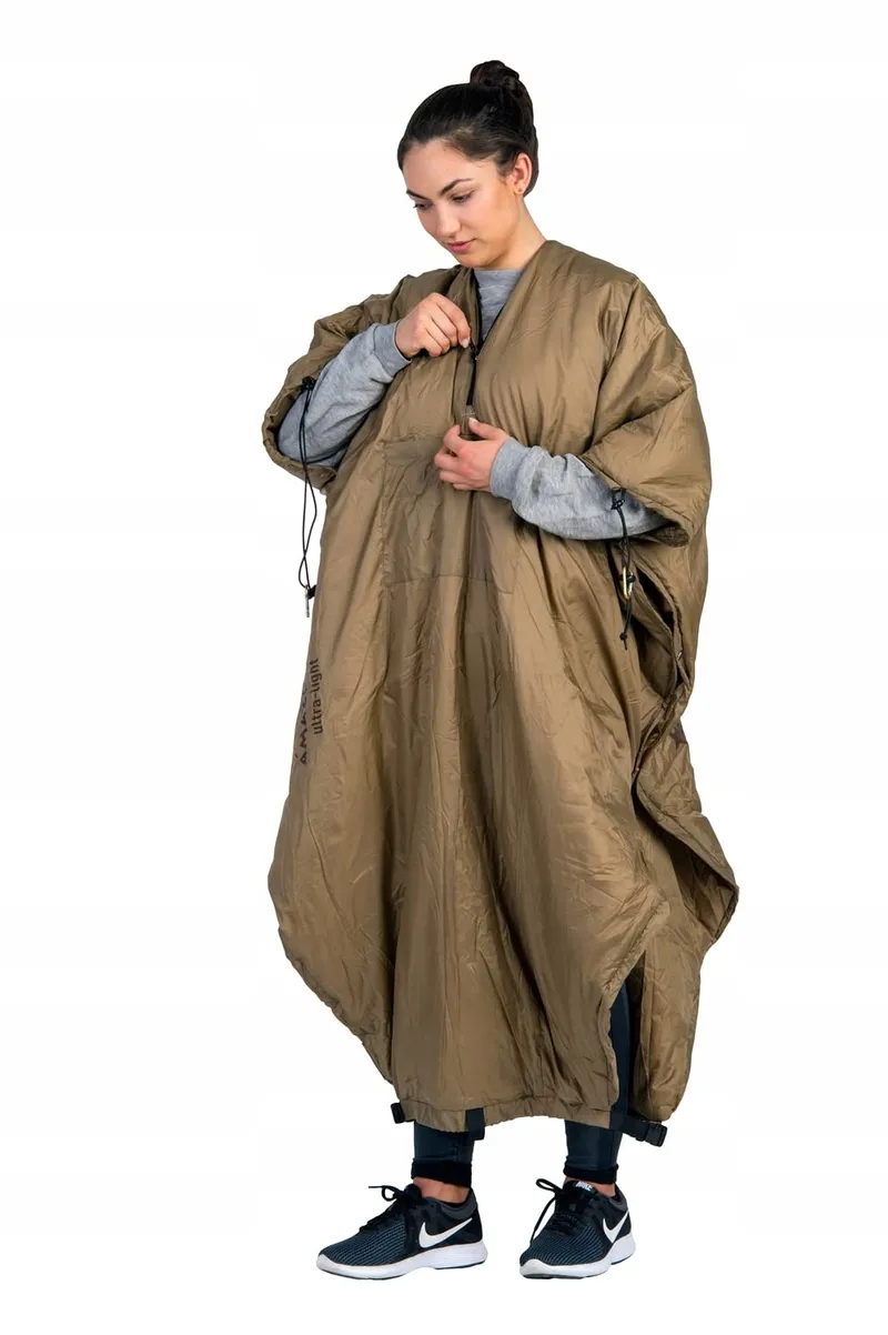 AMAZONAS Underquilt Poncho 2-in-1 Hangmat Warmte tot 0°C 260x120cm — foto 4