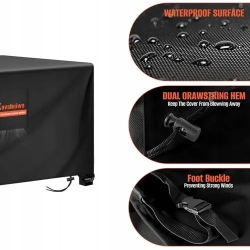 KOVSHUIWE Hoes Tuinmeubelen Waterdicht 250x250x90cm UV-bestendig — foto 9