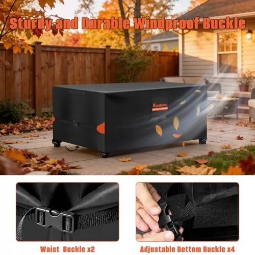 KOVSHUIWE Hoes Tuinmeubelen Waterdicht 250x250x90cm UV-bestendig — foto 5