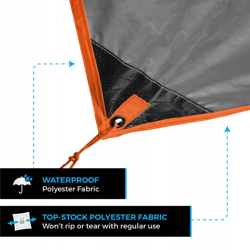BEAR BUTT Lichte Waterdichte Tent Tarp Oranje — foto 4