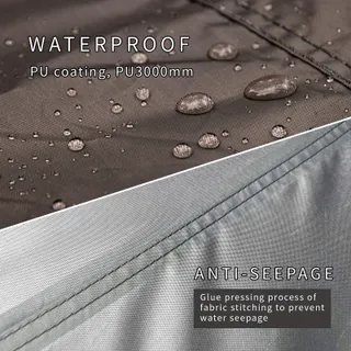 UNIGEAR Waterdicht Zeshoekig Tarp met Oogjes Hangmat Camping — miniatuur 2