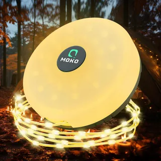 MOKO LED Campinglamp 10M Waterdicht 8 Verlichtingsmodi — miniatuur 1