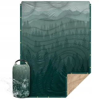 KAWAGEBO Campingdeken Outdoor Licht Waterdicht 200x145cm — miniatuur 1