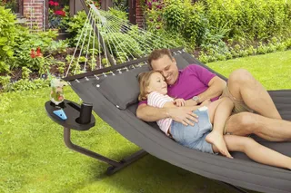 VITA5 Hangmat Set Tuin Balkon Terras 2 Personen 200kg Versie 1 — miniatuur 9