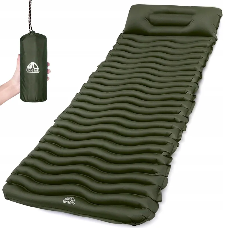 UNIGEAR Ultralichte Camping Slaapmat Opblaasbaar Waterdicht Antislip — foto 1