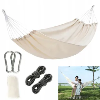 SYIYUNRAN Tuinhangmat Beige met Tas Terras Balkon Camping — miniatuur 1
