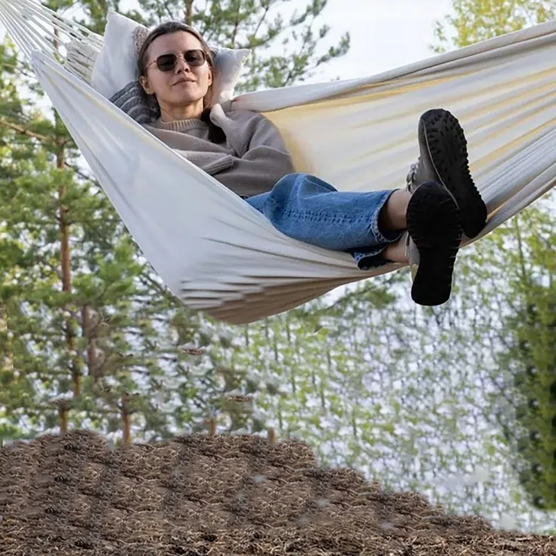 SYIYUNRAN Tuinhangmat Beige met Tas Terras Balkon Camping — foto 7