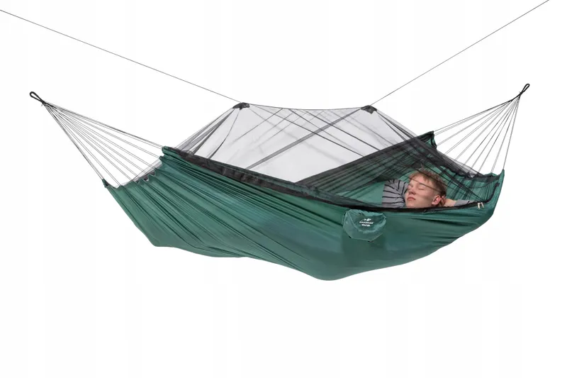 AMAZONAS Ultralichte Hangmat Moskito Traveller 220x140cm 150kg — foto 1