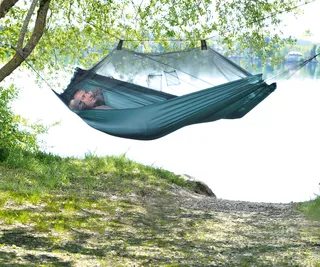 AMAZONAS Ultralichte Hangmat Moskito Traveller 220x140cm 150kg — miniatuur 3