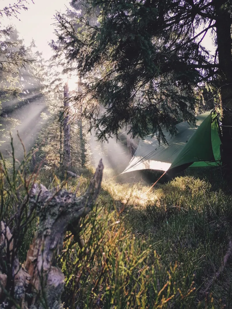 AMAZONAS Wing Tarp Ultralicht Windbescherming Camping Groen — foto 7