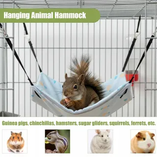ZOCRJVN Hangmat Kleine Huisdieren Fretten Hamsters Cavia's — miniatuur 3