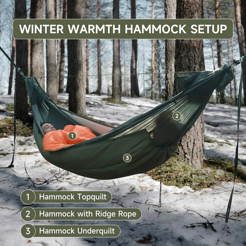 TRAVEL BIRD Ultralichte Hangmatdeken Warm Isolerend Camping — foto 7