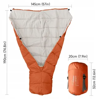 TRAVEL BIRD Ultralichte Hangmatdeken Warm Isolerend Camping — miniatuur 2