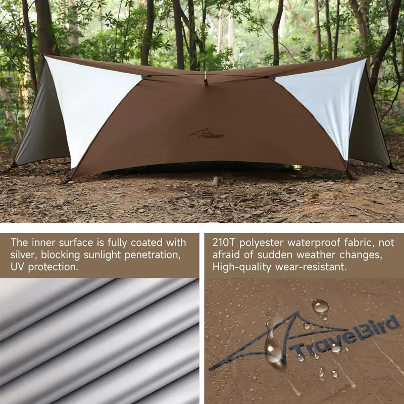 Ultralicht Waterdicht Tentzeil 14ft Camping Wandelen — foto 3
