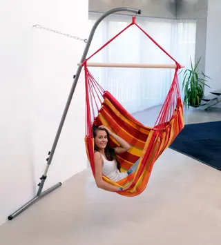 AMAZONAS XL Hangstoel Brasil Handgemaakt In Brazilië Papaya — miniatuur 6