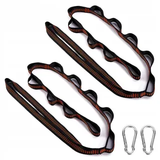 XCRPRT Hangmat Bevestigingsset 300kg Karabijnhaken Camping Outdoor — miniatuur 1