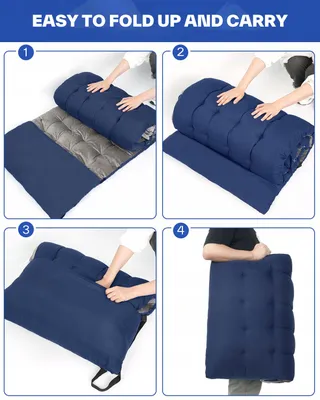 SPORTNEER Campingmat 190x71cm 2kg Veldbed Tuin — miniatuur 4