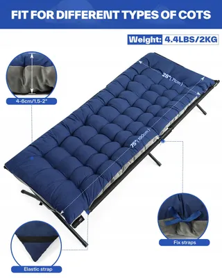 SPORTNEER Campingmat 190x71cm 2kg Veldbed Tuin — miniatuur 3