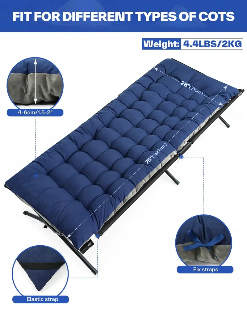 SPORTNEER Campingmat 190x71cm 2kg Veldbed Tuin — foto 3