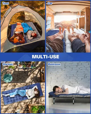 SPORTNEER Campingmat 190x71cm 2kg Veldbed Tuin — miniatuur 6