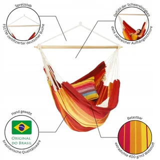 AMAZONAS XXL Hangstoel Brasil Gigante Zonder Frame Handgemaakt Lava — miniatuur 2