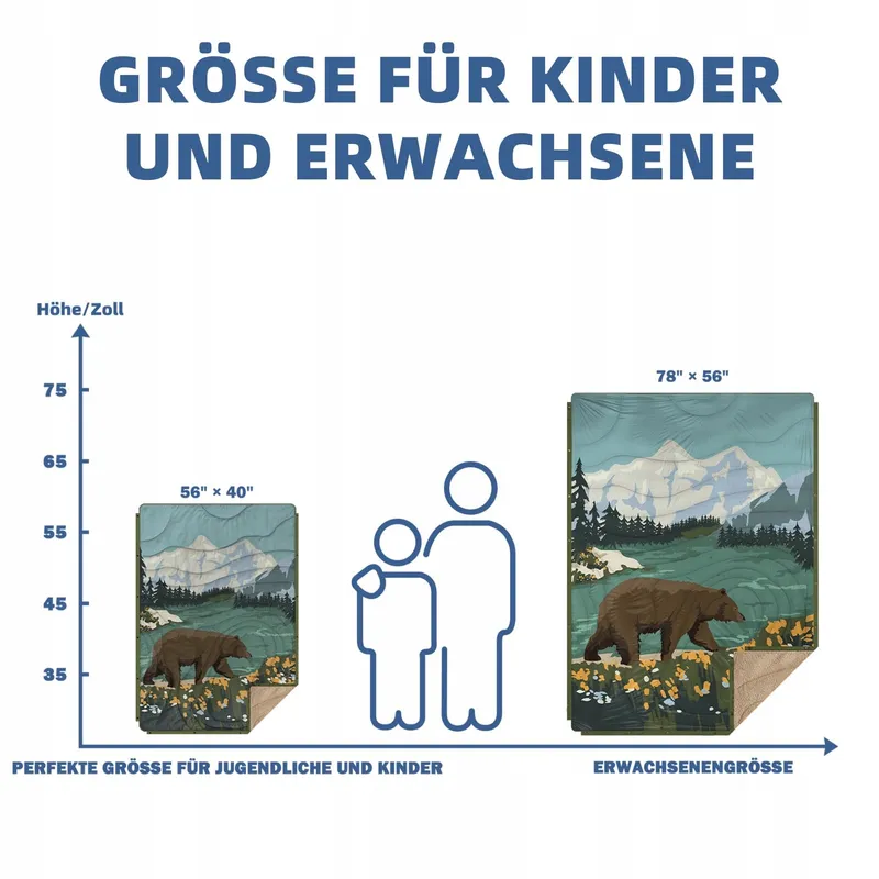 KAWAGEBO Campingdeken Ultralicht Warm Waterdicht 145x200cm — foto 3