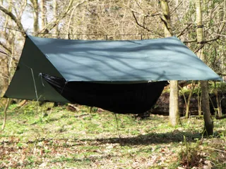 DD HAMMOCKS Superlicht Tarp Waterdicht Nylon Olijfgroen Camping — miniatuur 3
