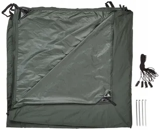 DD HAMMOCKS Superlicht Tarp Waterdicht Nylon Olijfgroen Camping — miniatuur 4