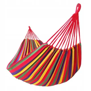 GOCAN Dubbele Katoenen Hangmat 2 Personen 250x160cm 300kg — miniatuur 1