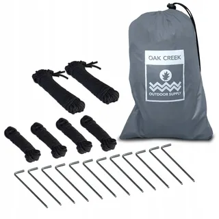 OAK CREEK Regenvlieg Hangmat Waterdicht Grijs Lichtgewicht — miniatuur 3