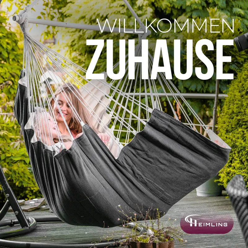 HEIMLING Hangstoel XXL Set Ophanging 3 Kussens tot 150kg Versie 1 — foto 8