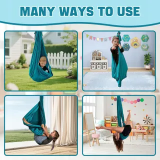 MOSHIQGAOL Aerial Yogadoek 150x280cm Hangmat Swing 200kg — miniatuur 6