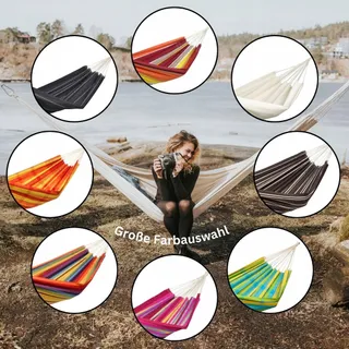 AMAZONAS XL Hangmat Barbados Rainbow 200kg 230x150cm — miniatuur 9