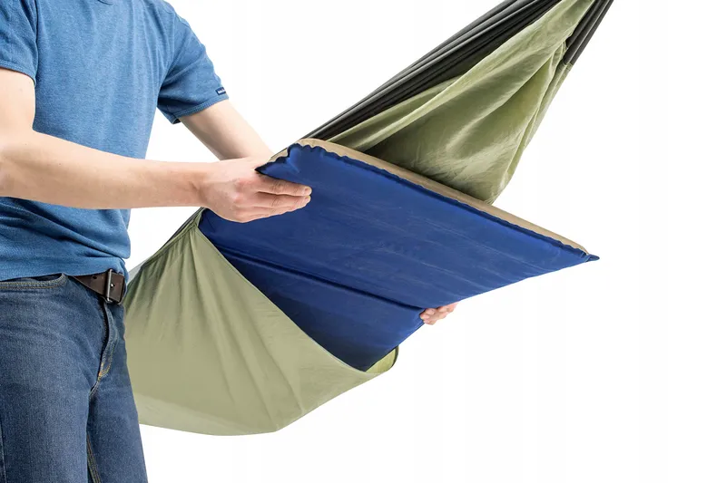 AMAZONAS Silk Traveller Thermo Hangmat 520g 275x140cm Groen — foto 2